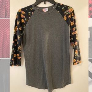 Lularoe floral randy top size XS